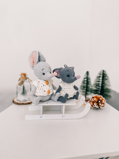 Häkelanleitung "Verliebte Mäuse"