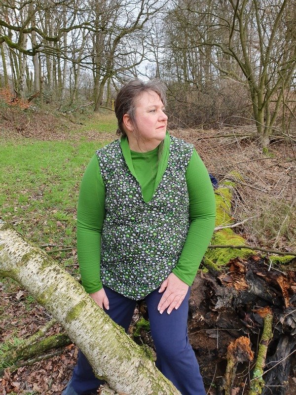 Anleitung Oxalis Curvy ärmelloses Kleid mit angeschnittenem Schalkragen von 46 - 56 - Bild 6