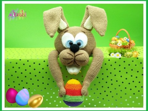 Häkelanleitung Kantengucker Osterhase