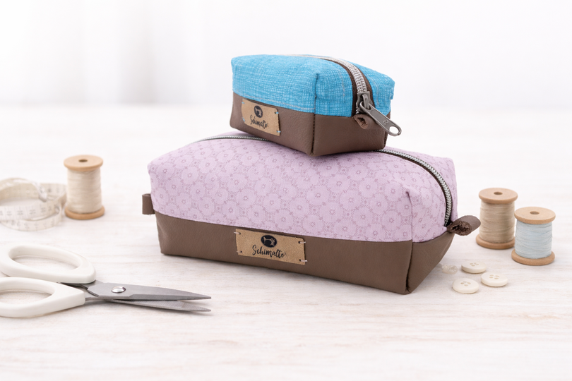 Nähanleitung Taschenset BoxiFoxi mit Schnittmuster zum Ausdrucken