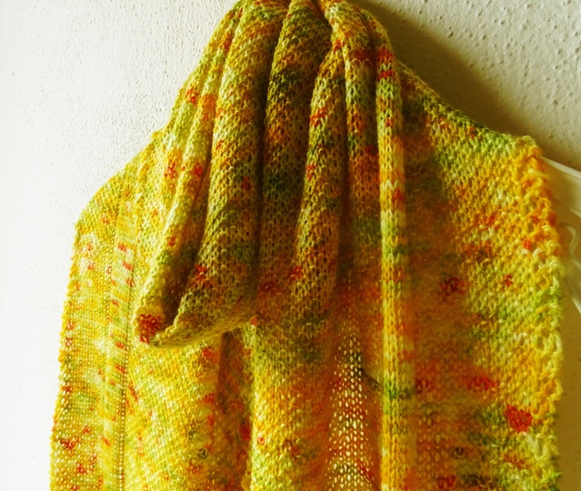 Strickanleitung Schal "Daffodil"