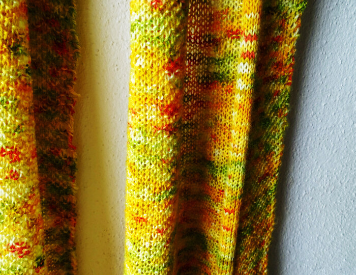 Strickanleitung Schal "Daffodil"