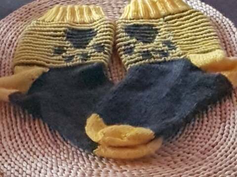 Illusionsstricken Sockenmuster Little Print