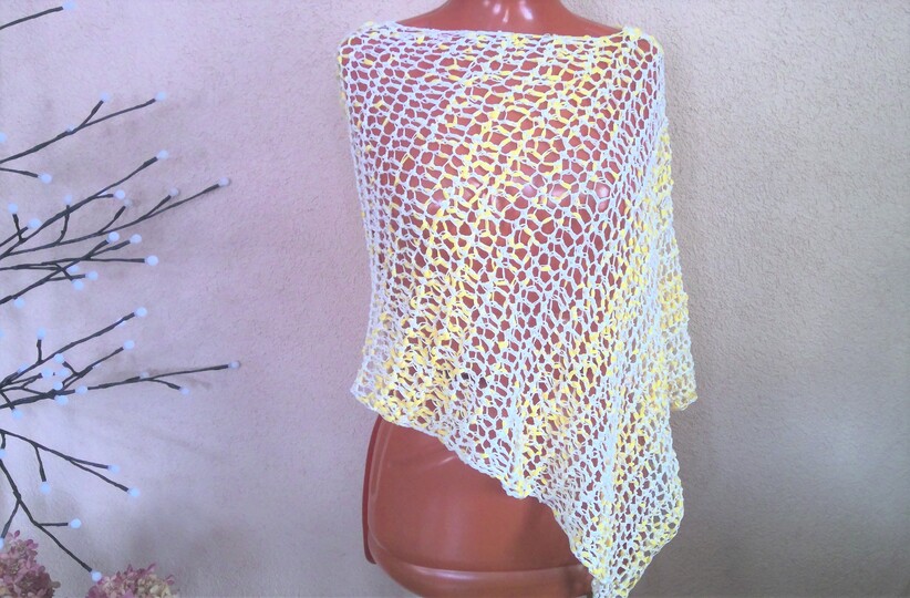 Anleitung Sommerponcho "Malibu" häkeln für Anfänger