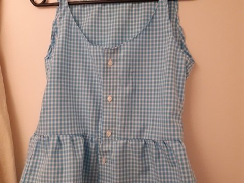 Upcycling Nähanleitung für eine Bluse aus einem Männerhemd