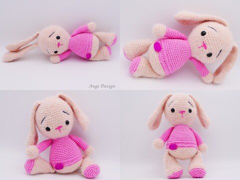 Anleitung Rosa Häschen