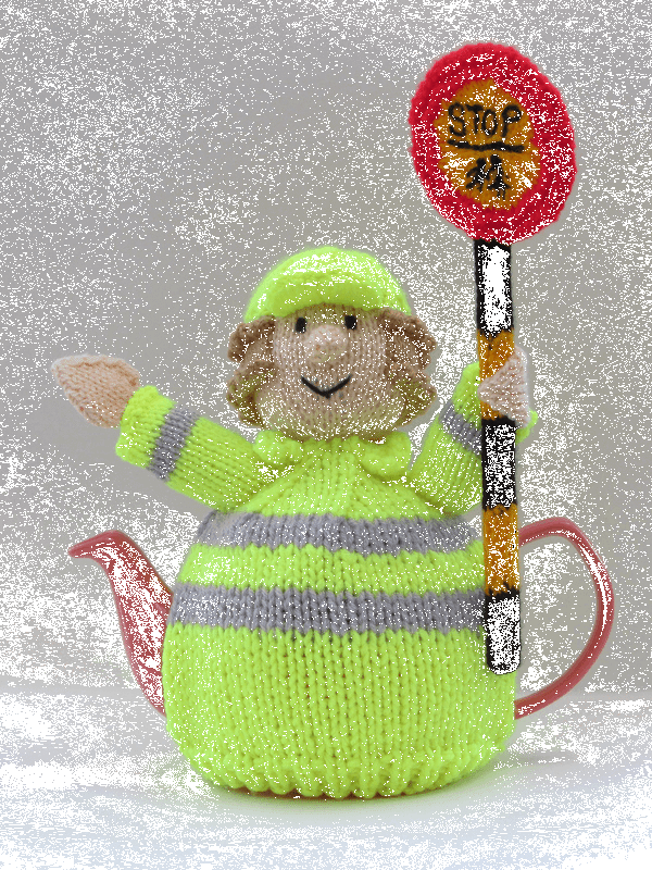 Lollipop Lady Tea Cosy Knitting Pattern - Image 12