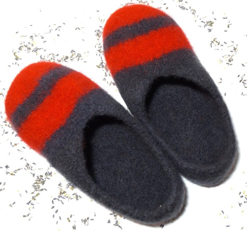Strickanleitung Filzpantoffel "Homelove"