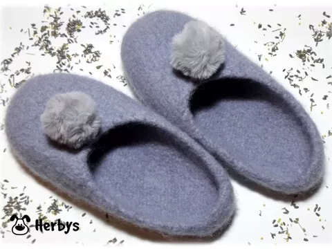 Strickanleitung Filzpantoffel "Homelove"