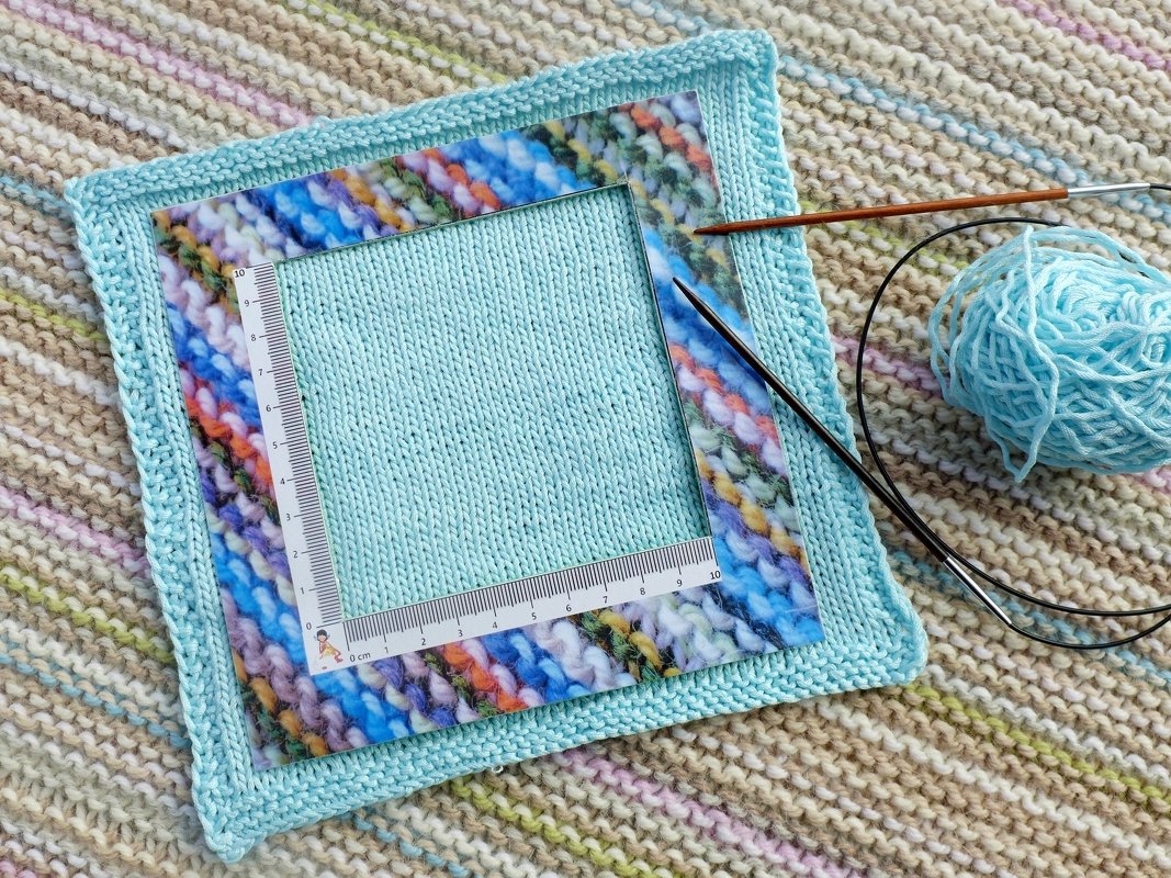 Zählrahmen für Maschenproben selbermachen