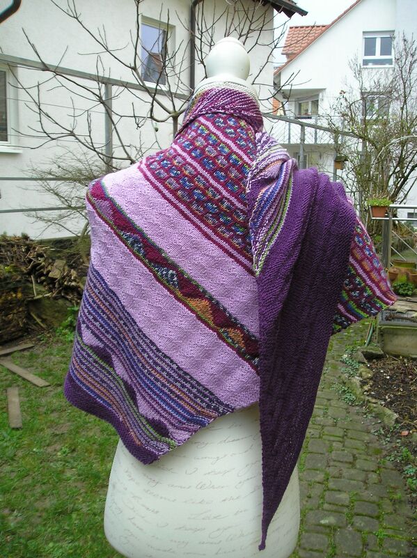 Strickanleitung Dreieckstuch "Orientexpress"