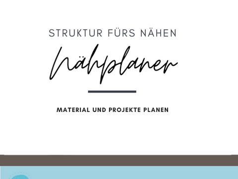 Nähplaner zum Ausdrucken- ganzjährige Nutzung