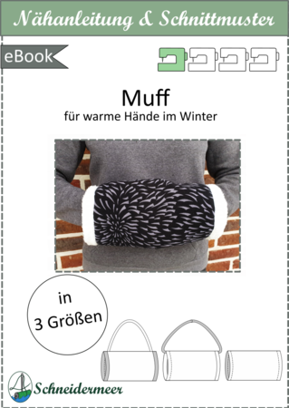 Anleitung Muff - für warme Hände - Kinder, Frauen und Männer