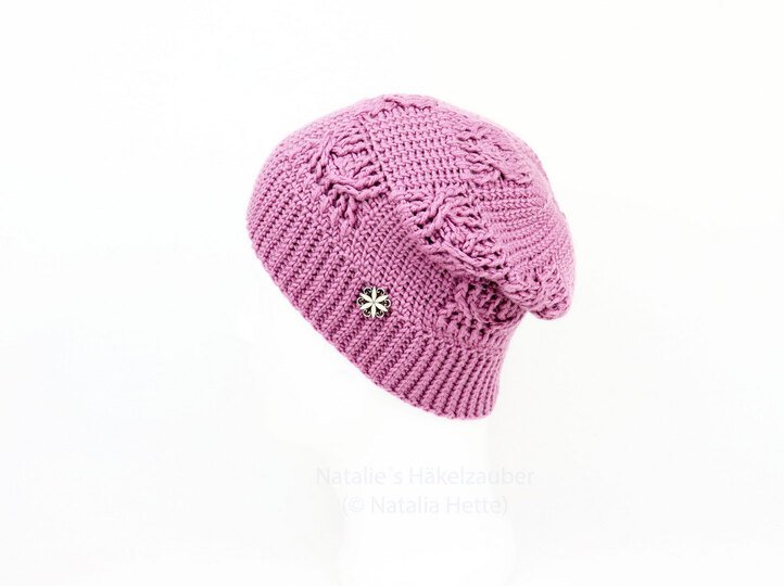 Mütze "Amely" (Zopfmuster, alle Gr.)