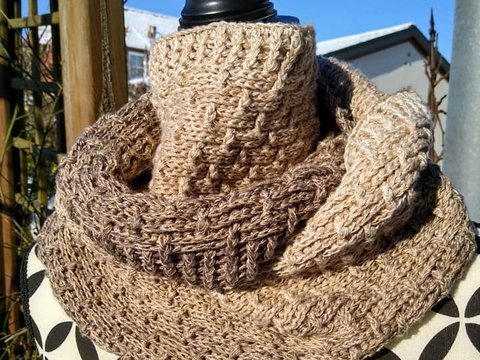 Häkelanleitung für den Loop "Tracks in the snow"