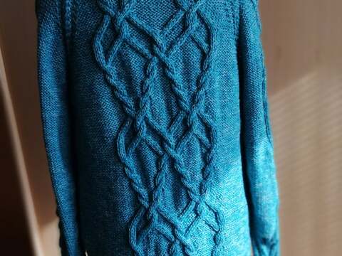 Anleitung RVO-Aran-Jacke mit keltischem Muster "Skagerrak" Größe S-XXXL