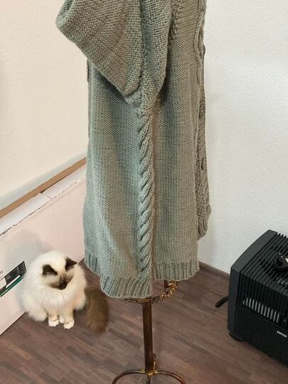 Anleitung RVO-Aran-Jacke mit keltischem Muster "Skagerrak" Größe S-XXXL