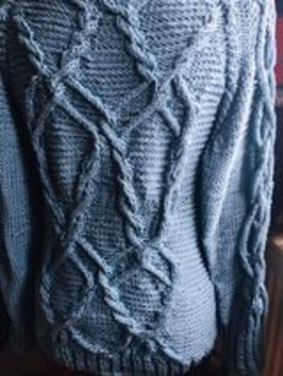 Anleitung RVO-Aran-Jacke mit keltischem Muster "Skagerrak" Größe S-XXXL