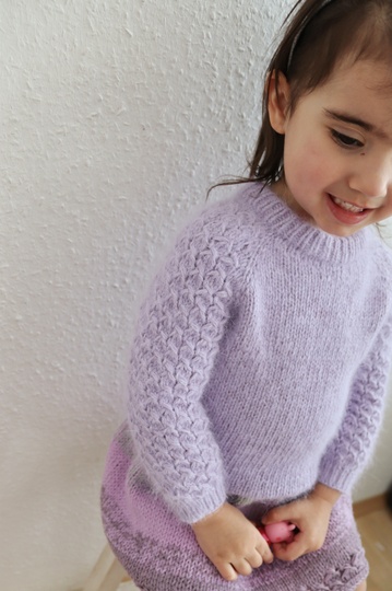 Strickanleitung Auriga Sweater Mini, RVO, 86 bis 140