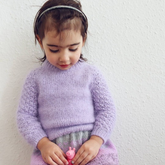 Strickanleitung Auriga Sweater Mini, RVO, 86 bis 140