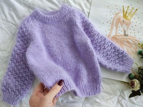 Strickanleitung Auriga Sweater Mini, RVO, 86 bis 140