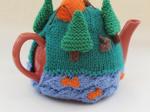 Campsite Tea Cosy Knitting Pattern