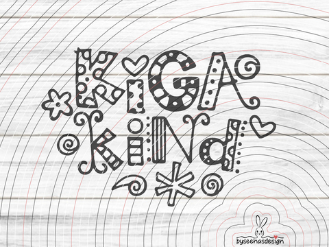 Kiga Kind Plotterdatei SVG DXF