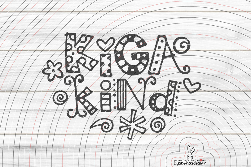 Kiga Kind Plotterdatei SVG DXF
