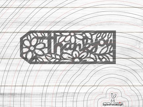 Thank you Plotterdatei SVG DXF