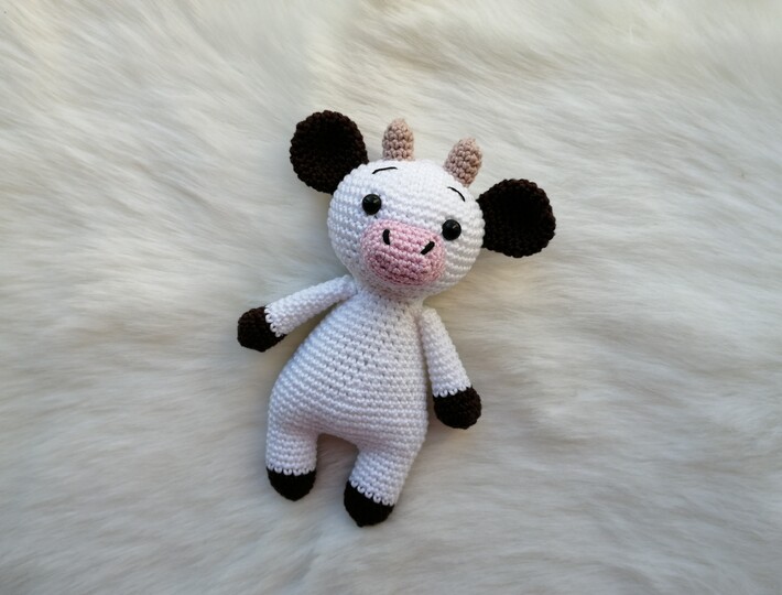 Häkelanleitung Kuh, Amigurumi Kuh häkeln, Kuh häkeln,Kuscheltier Kuh häkeln
