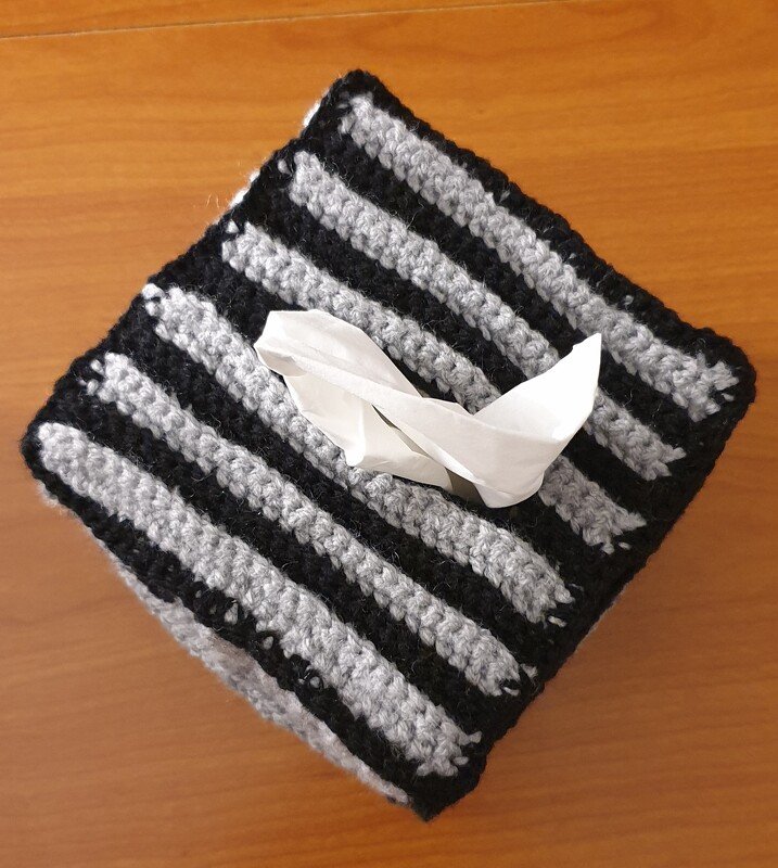 Anleitung Taschentuchbox Würfel - Bild 7