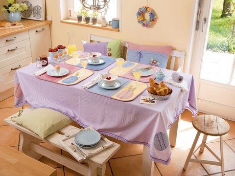 Nähanleitung: Tischdeko "Osterbrunch" Set 5-teilig