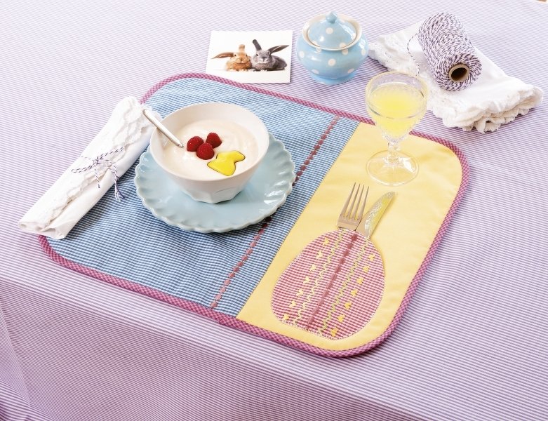 Nähanleitung: Tischdeko "Osterbrunch" Set 5-teilig