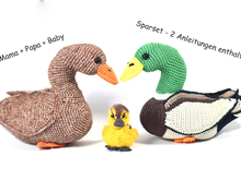 Haekelicious Stockenten mit Babys, Enten und Küken