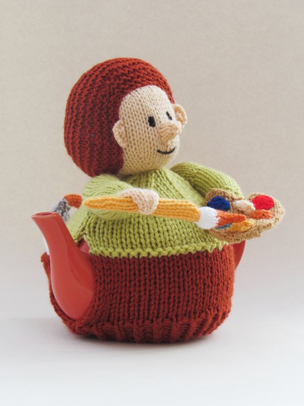 Artist Tea Cosy Knitting Pattern - Image 3