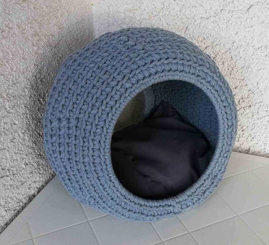 Häkelanleitung Marions Katzenhöhle