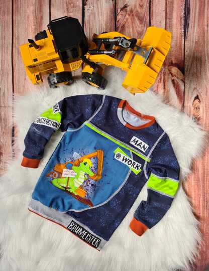 Shirt MOON SURFER Gr. 86 - 164 verschiedene Teilungen