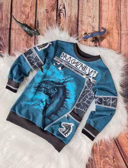 Shirt MOON SURFER Gr. 86 - 164 verschiedene Teilungen