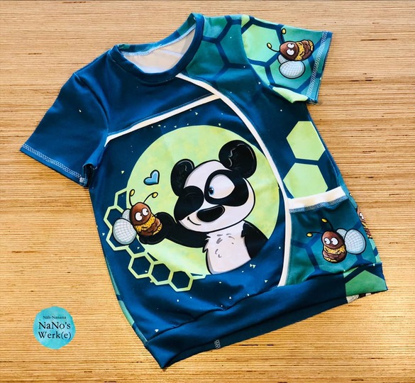 Shirt MOON SURFER Gr. 86 - 164 verschiedene Teilungen