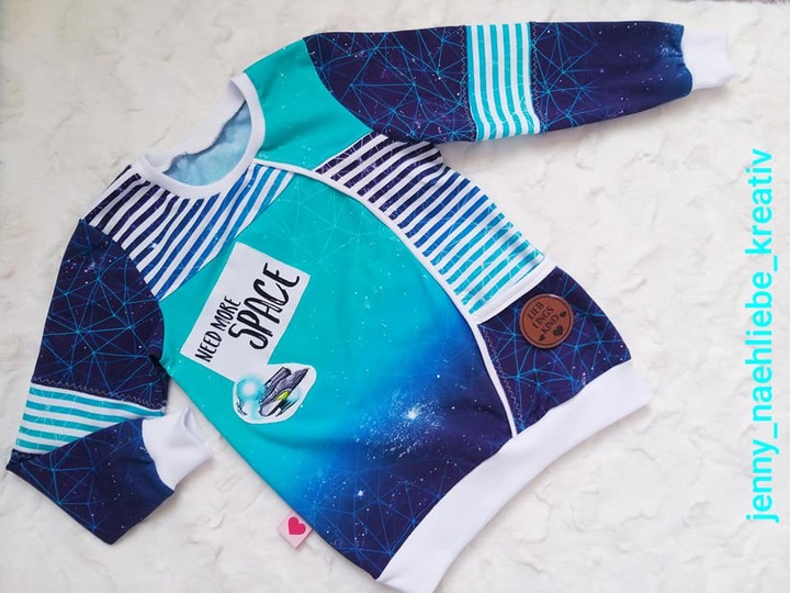 Shirt MOON SURFER Gr. 86 - 164 verschiedene Teilungen