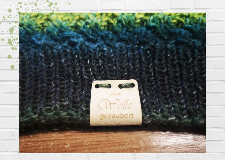 Strickanleitung Mütze *Greenery* tolles Flechtmusterverschiedene Größen