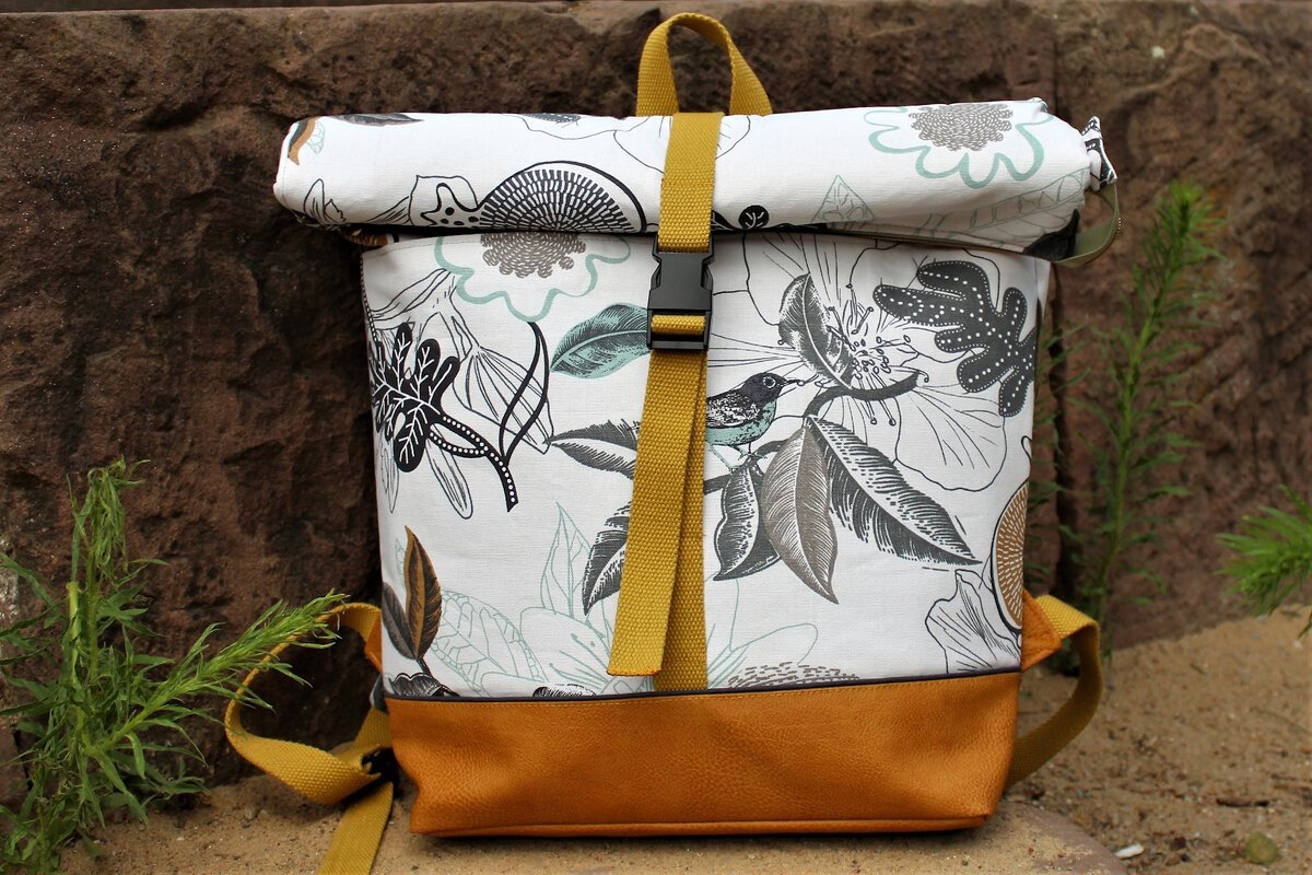 Anleitung Rucksack Maja mit Organizer