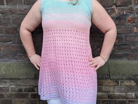 Peppermint Rose - Shirt, Tunika, Kleid häkeln im RVO für alle Damengrößen