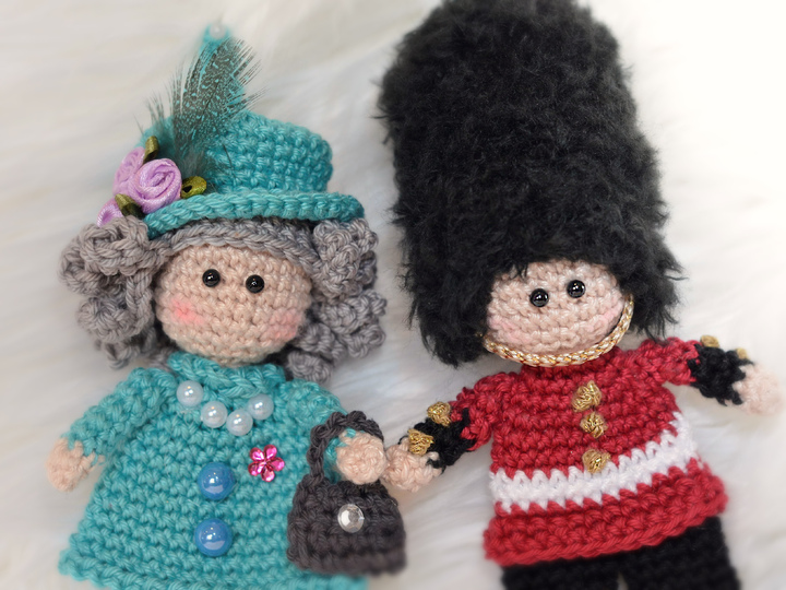 London Serie SPARSET Soldat und Königin England Schlüsselanhänger