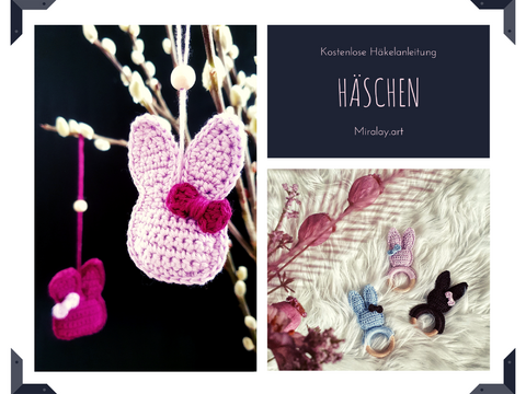 Häkelanleitung Deko-Hase
