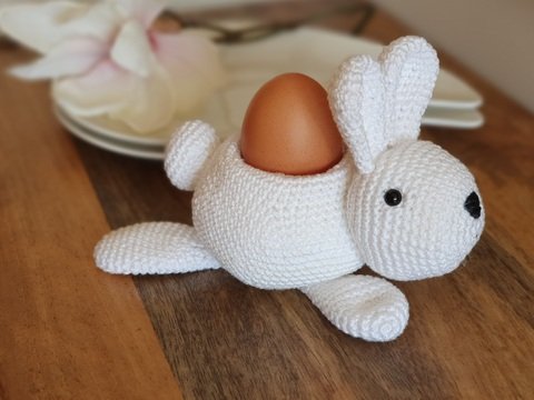 Häkelanleitung Eierbecher Klopfer