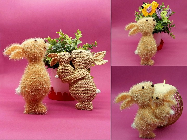 Hab Dich lieb Hase - Deko oder Schwamm - einfach und vielseitig