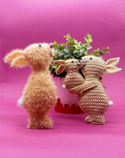 Hab Dich lieb Hase - Deko oder Schwamm - einfach und vielseitig