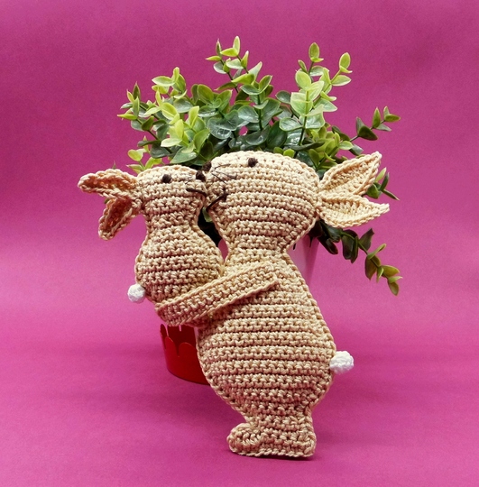 Hab Dich lieb Hase - Deko oder Schwamm - einfach und vielseitig