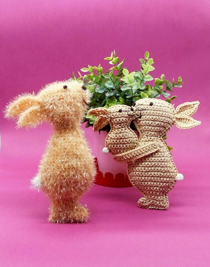 Hab Dich lieb Hase - Deko oder Schwamm - einfach und vielseitig